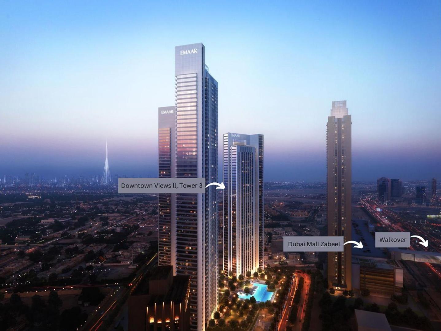 New Stylish 1Br Apartment, Next To Dubai Mall - Downtown Views Ll, Tower 3 Экстерьер фото